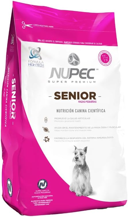 Nupec Senior Nutrición Científica Razas Pequeñas 8Kg.