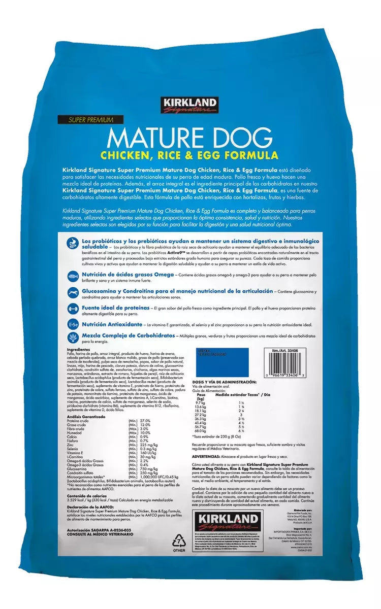 Kirkland Adulto 18.1 Kg.