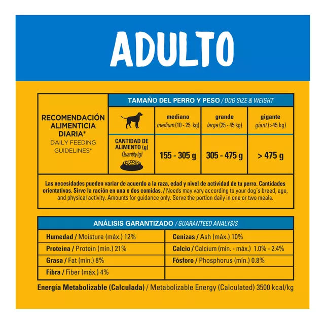 Pedigree Perros Adultos 20 Kg.