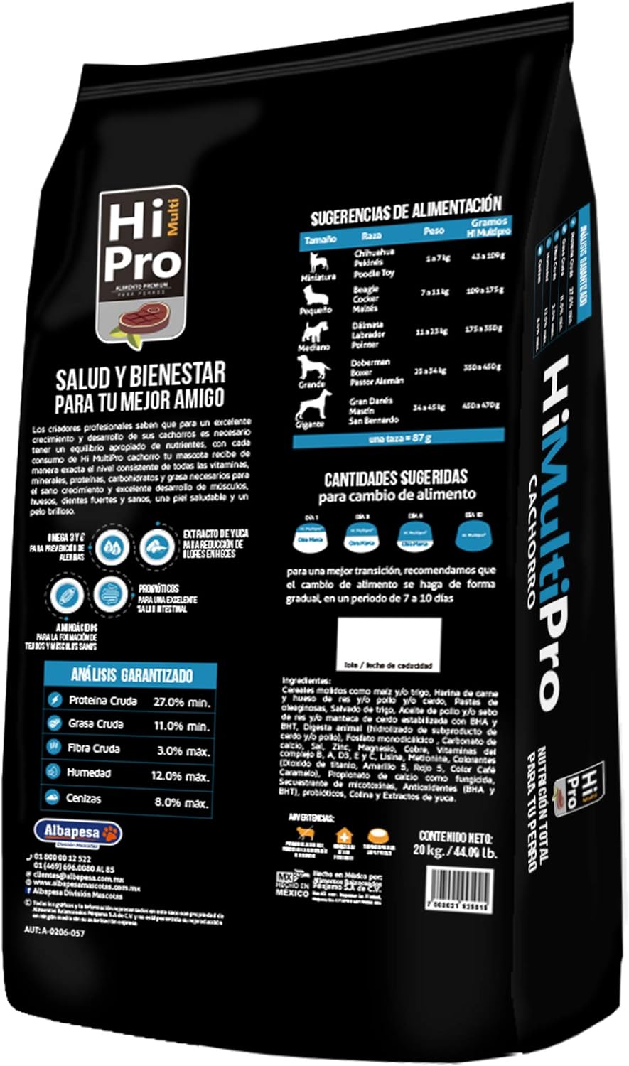 Hi Multi Pro Cachorro 20 Kg.