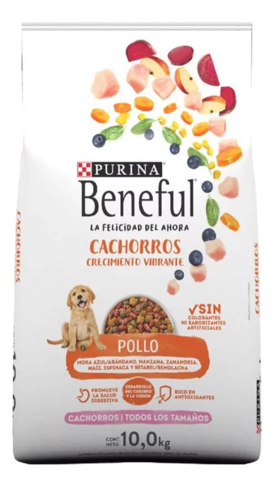 Croquetas Perro Cachorro Pollo 10Kg. Purina Beneful