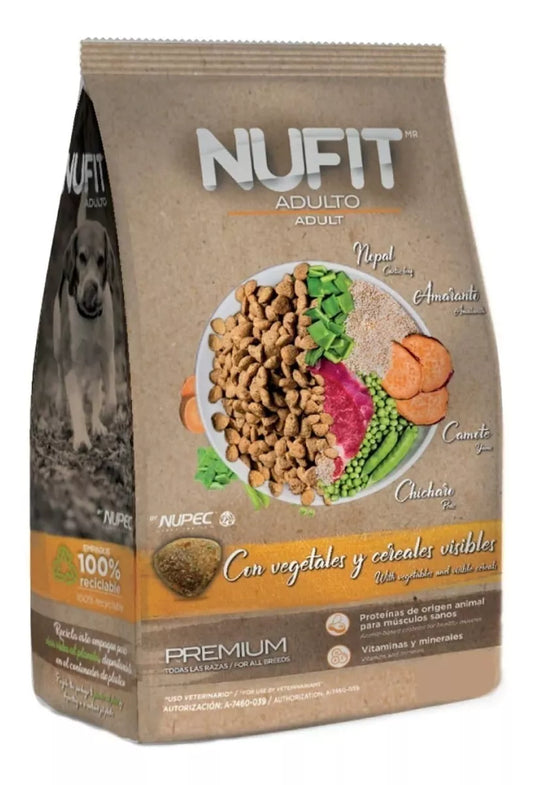 Nufit Premium Para Perro Adulto Todos Los Tamaños 25Kg.