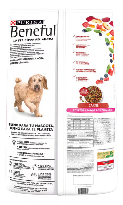 Croquetas Perro Adulto Carne 20kg Purina Beneful