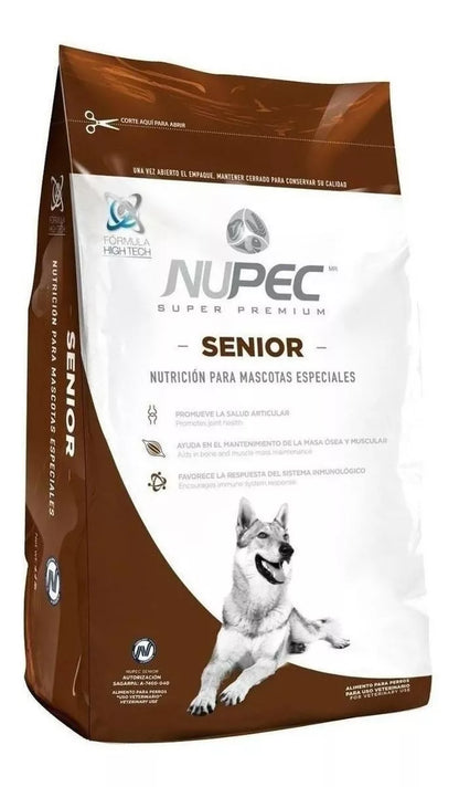 Nupec Senior Nutrición Científica Para Todos Los Tamaños 8Kg.