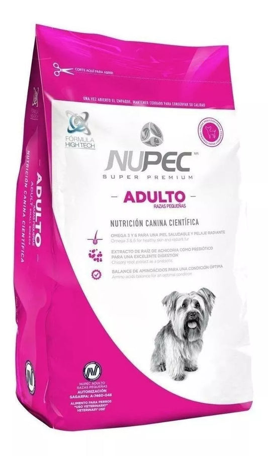 Nupec Nutrición Científica Perro Adulto Raza Pequeña 2 KG.
