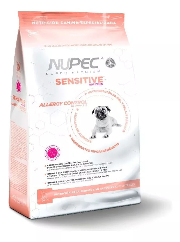 Nupec Nutrición Especializada Sensitive Para Perro Adulto Raza Pequeña 8Kg.
