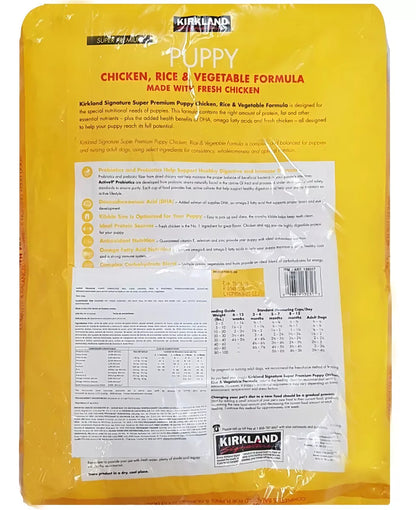 Kirkland Cachorro Pollo/arroz 9 Kg.