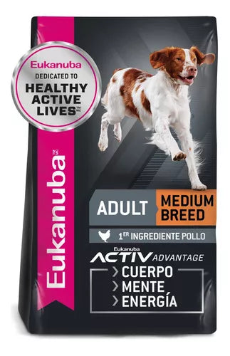 Eukanuba Adulto Raza Mediana 7Kg.