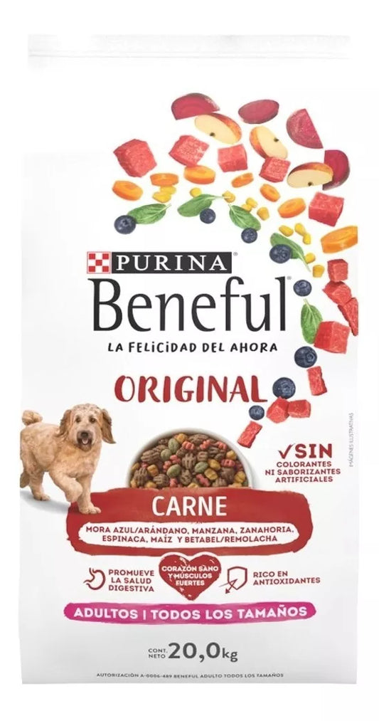 Croquetas Perro Adulto Carne 20kg Purina Beneful