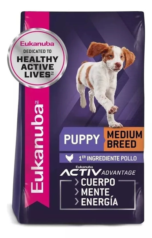 Eukanuba Perro Cachorro Raza Mediana 13Kg.