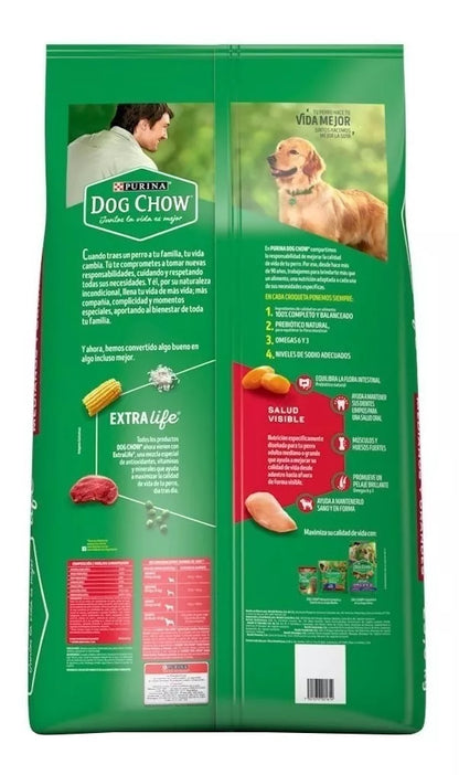 Dog Chow Adulto Razas Grandes Medianas 25Kg.