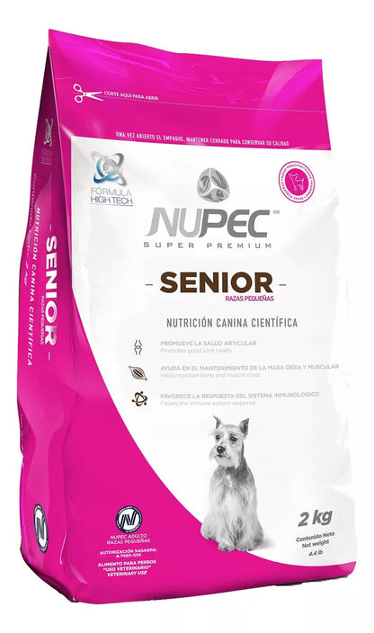 Nupec Senior Nutrición Científica Razas Pequeñas 2Kg.