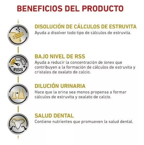 Royal Canin Veterinary Diet Canine Urinary S/O Perro Adulto Raza Pequeña 4Kg.