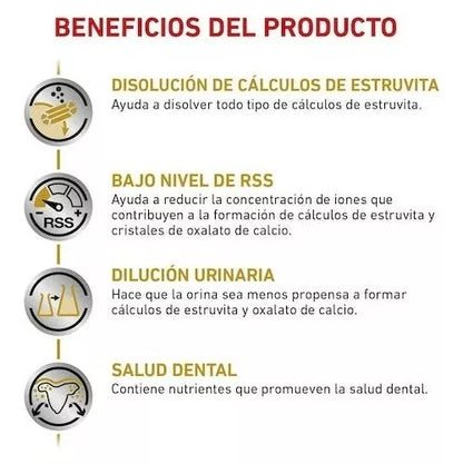 Royal Canin Veterinary Diet Canine Urinary S/O Perro Adulto Raza Pequeña 4Kg.